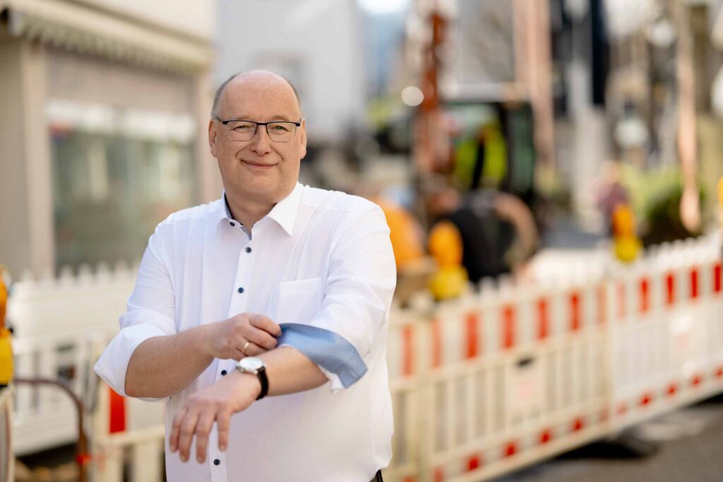 Guido Thal krempelt die Ärmel hoch